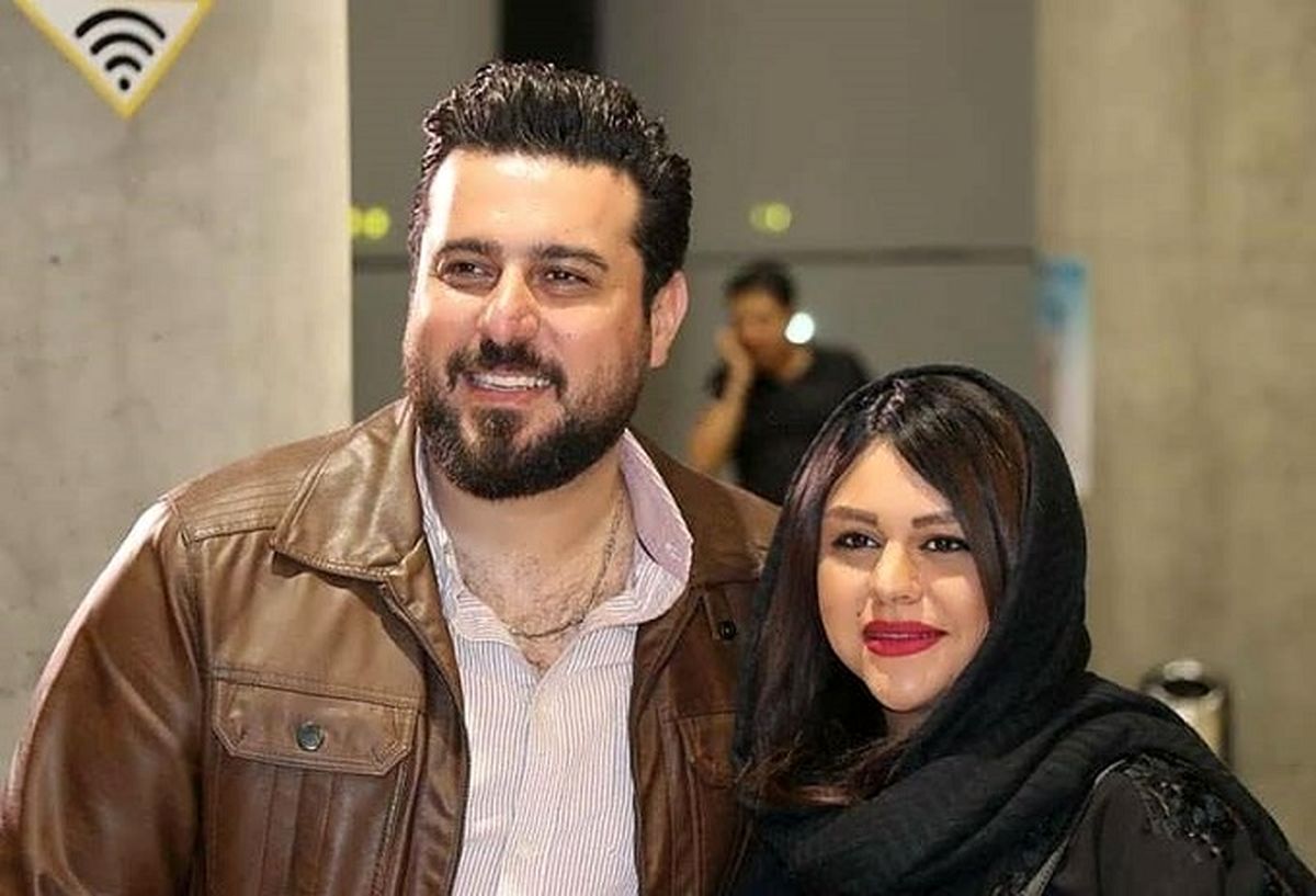 محسن کیایی و همسرش