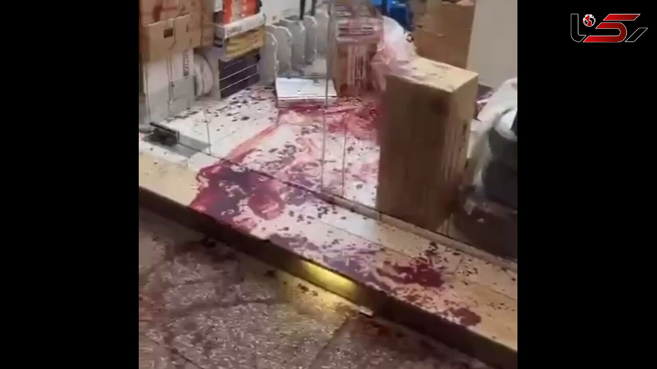 فیلم فاجعه خونین در خیابان منوچهری شیراز / قاتل مسلح به چاقو با شلیک پلیس زمین‌گیر شد
