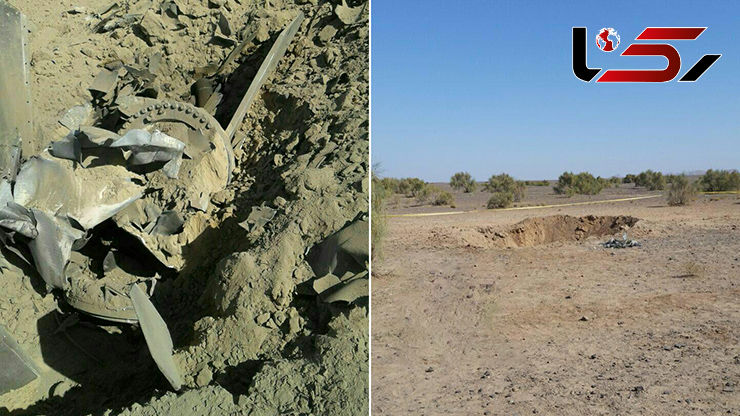 سقوط دو شیء مرموز از آسمان در فخرآباد خراسان!