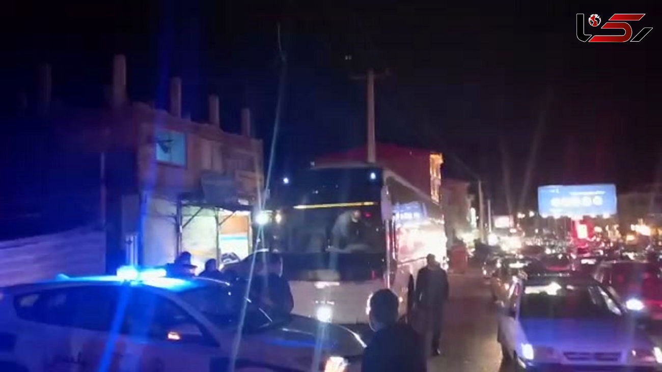 فیلم لحظه هوشیاری پلیس مازندران که جلوی مرگ 20 مسافر را گرفت + جزئیات 