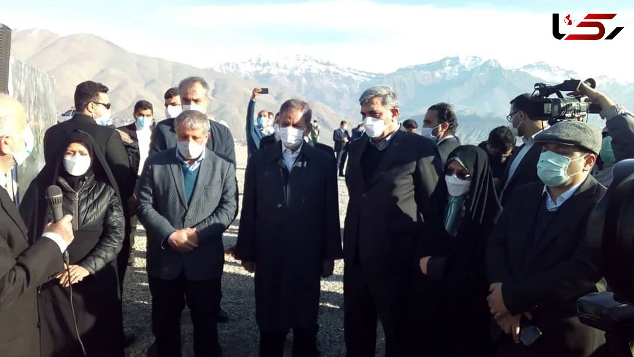 بهره‌برداری از پروژه 1000 هکتاری کمربند سبز تهران با حضور جهانگیری