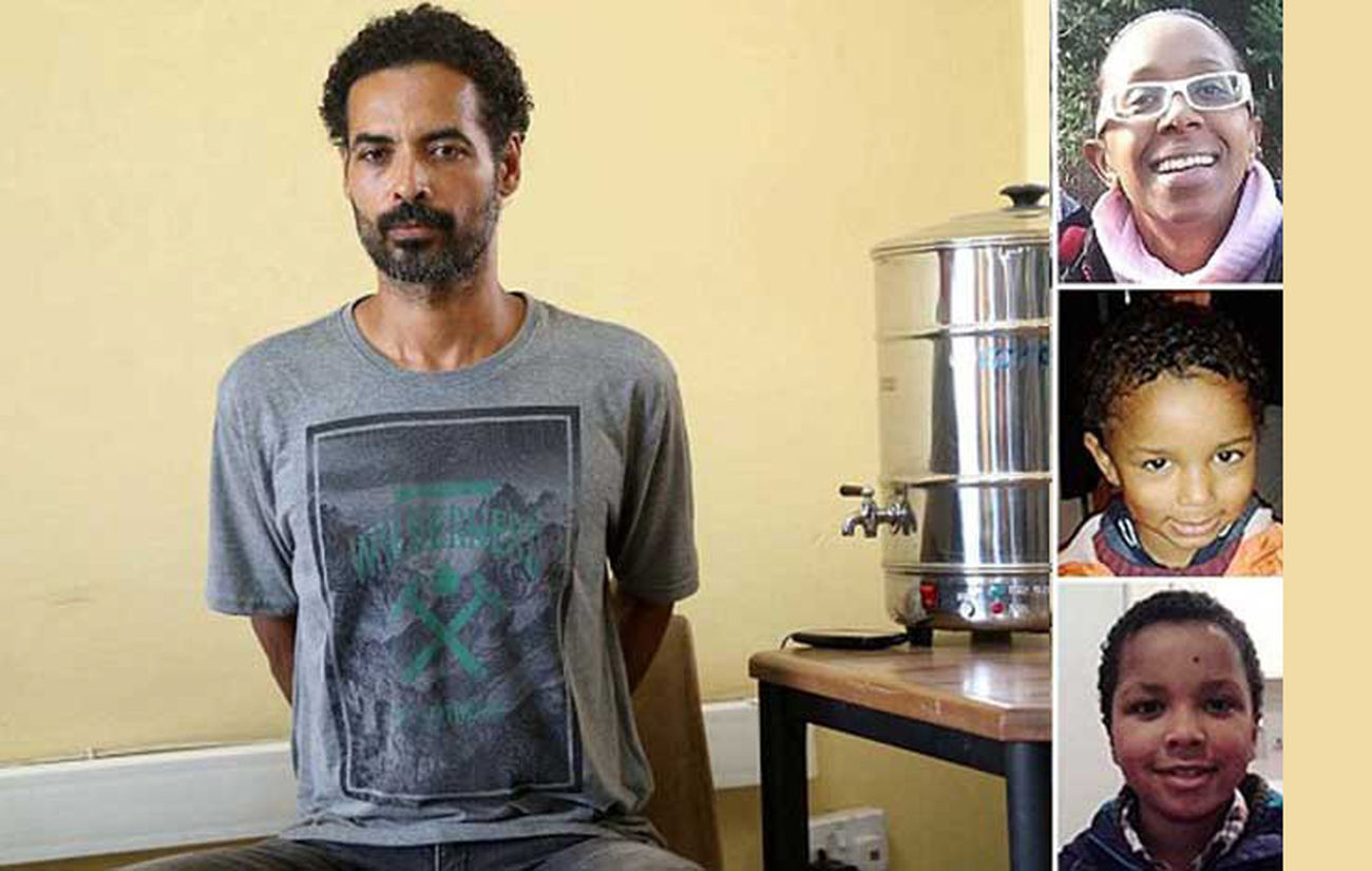 بازداشت قاتل هنرپیشه زن و 2 کودکش / پلیس این مرد را د تفرجگاه ساحلی دستگیر کرد + عکس / انگلیس