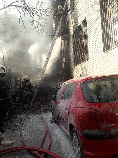 آتش‌نشانی , سازمان آتش‌نشانی تهران , آتش‌سوزی , 