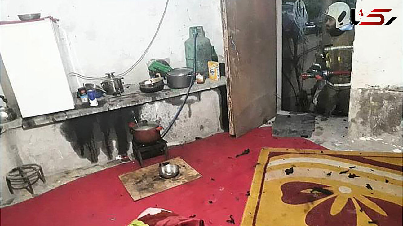 نجات کارگر جوان از مرگ سوزناک در بلوار اندرزگو