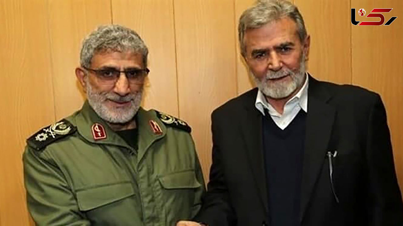 گفت‌وگوی تلفنی سردار قاآنی با دبیر کل جنبش جهاد اسلامی فلسطین